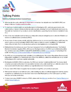 IFAPAC Talking Points 2025
