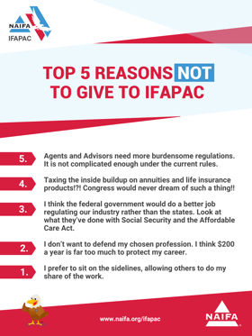 IFAPAC 5 Reasons