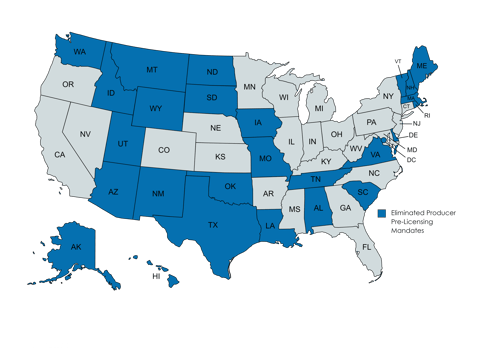 Producer Pre-Licensing By State_May 2023