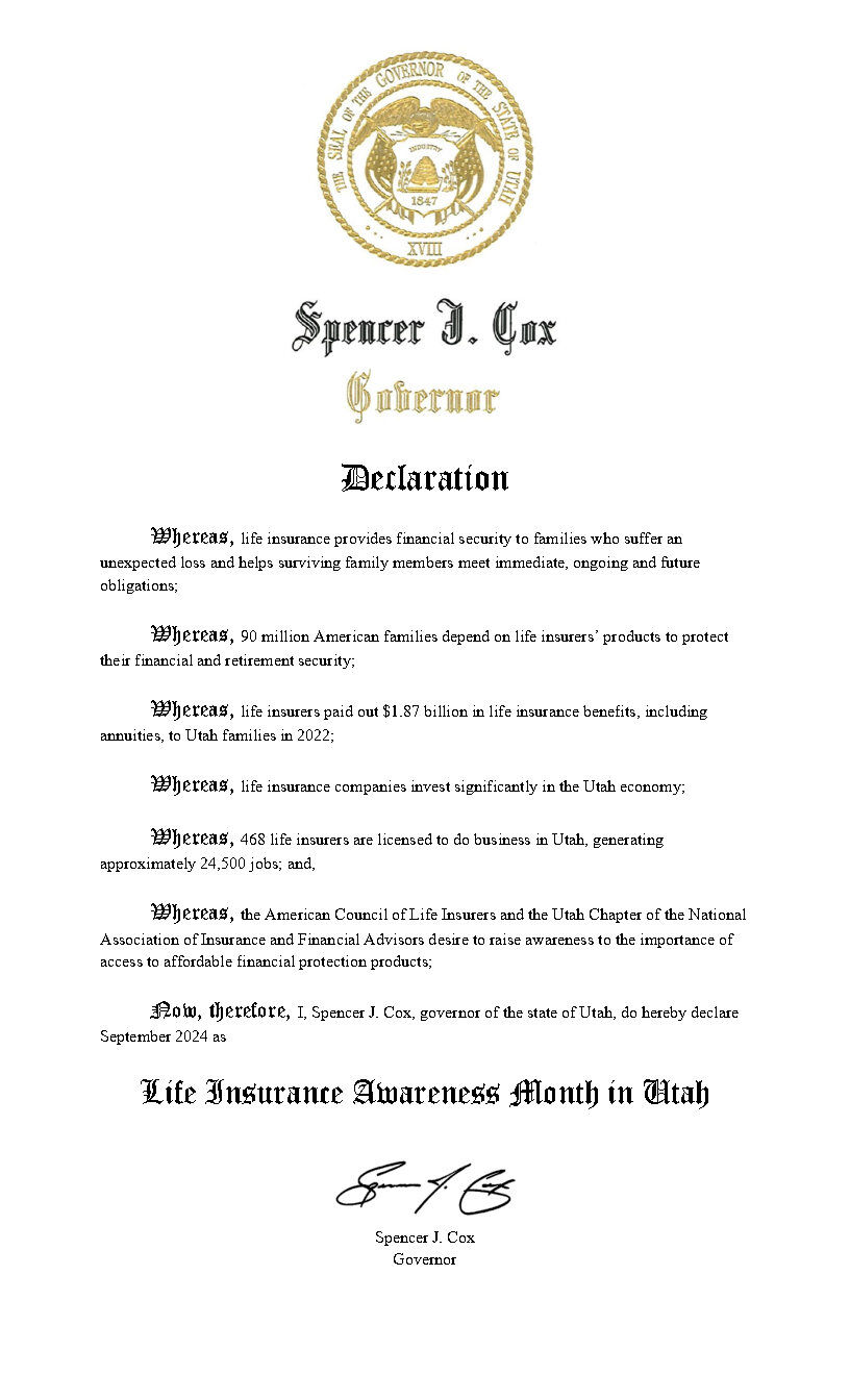 Utah LIAM Proclamation 2024